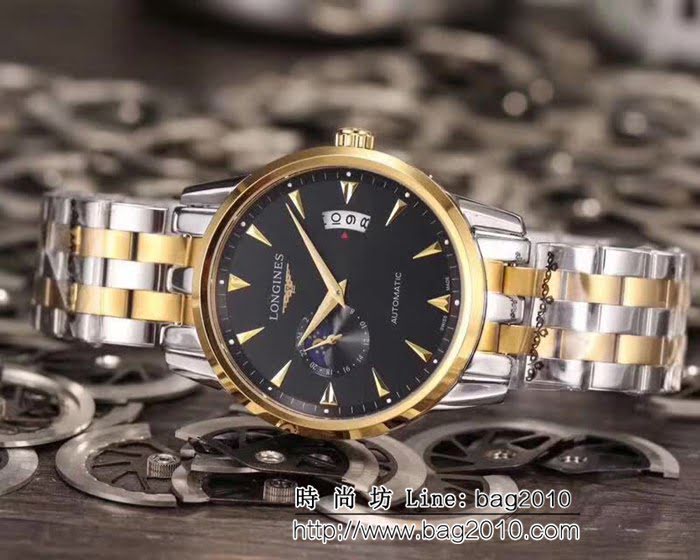 LONGINES浪琴 睿智風範 精緻款 頂級機械男士腕表 WSS2207